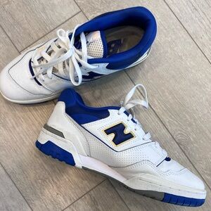 New Balance 550 "Lakers Pack" in white and blue leather